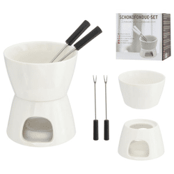 Chocolate Fondue Set, approx. 10 x 13 x 10 cm