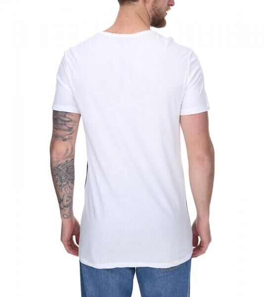 vsct My Tribute 1/2 Herren Baumwoll T-Shirt mit Statement-Print Rundhals-Shirt SS5641619 Wei&szlig;