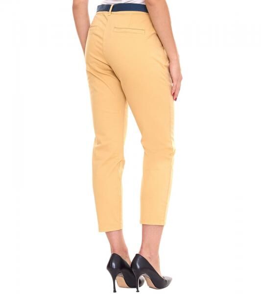 TOM TAILOR Damen Chino-Hose stylische Alltags-Hose mit G&uuml;rtel 46246404 Beige