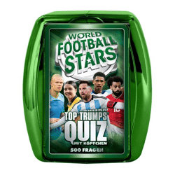 Winning Moves 59343 - Quiz World Soccer Stars - Card game