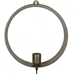 Countryfield Wandleuchte Largo Messing EU-Stecker 38 cm