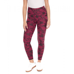 ROCKUPY Damen Leggings modische Fitness-Hose im Camouflage-Look Workout-Hose 393230 Lila/Schwarz