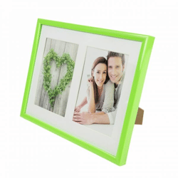 Fotorahmen Easy Passepartout für 2 Fotos grün 10 x 15 cm