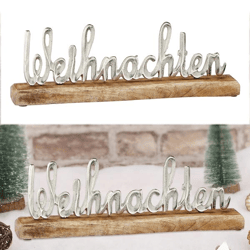 Christmas lettering, on foot, large, approx. 13cmH