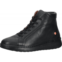 Hochwertige softinos Stiefelette Schnürschuhe für Damen P900707 001 Schwarz