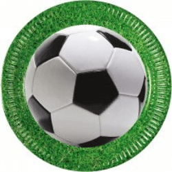 FOOTBALL PARTY - 8 FSC Next Generation Paper Plates 23cm