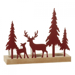 J-Line Teelichthalter „Weihnachten“, 25,5 cm