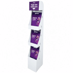 Display A4 Prospekthalter Plexi 147 cm B-Wahl/gebraucht