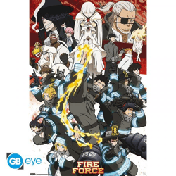 FIRE FORCE - Poster Maxi 91.5x61 - Key art season 2 