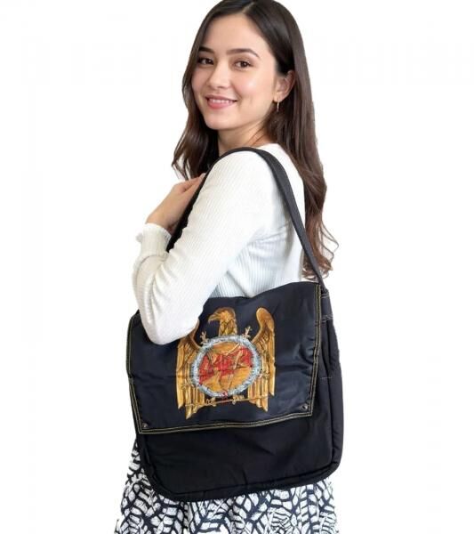 SLAYER Trashmetal-Band Umh&auml;nge-Tasche Messengerbag Laptop-Tasche Fan-Artikel 42 x 36 x 6 cm MB106926SLA Schwarz