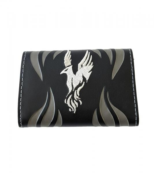 Lostprophets Vinyl Stilvolle walisische Rockband Band-Brieftasche mit Logo-Schriftzug Portemonnaie Schwarz/Wei&szlig;