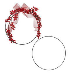 Hanging ring DIY, black, small, approx. 40cmD