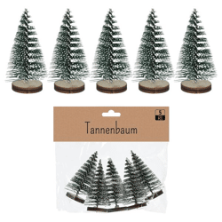 Tannenbaum, 5er Set, ca. 6cmH