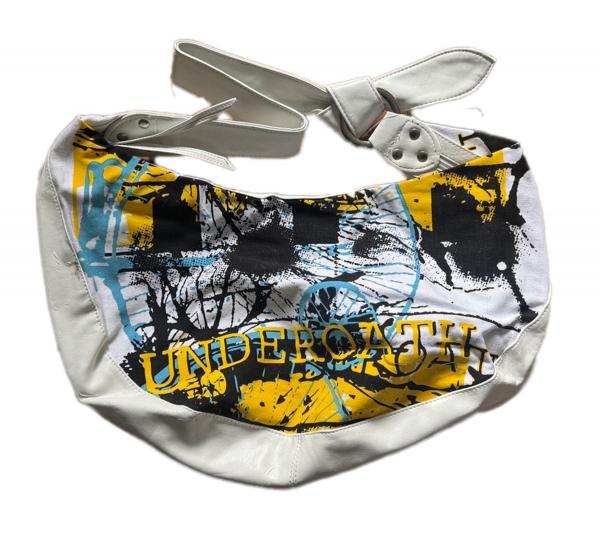 Underoath Metalcore-Band Umh&auml;nge-Tasche stylische Einkaufstasche Fan-Artikel LB109813UNDO Blau/Gelb/Schwarz/Wei&szlig;