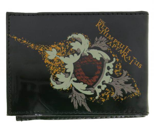 THE RED JUMPSUIT APFARATUS Stilvolle Band-Brieftasche mit auff&auml;lligen Motiv Gothic-Style LW110839RJA Schwarz/Rot/Orange