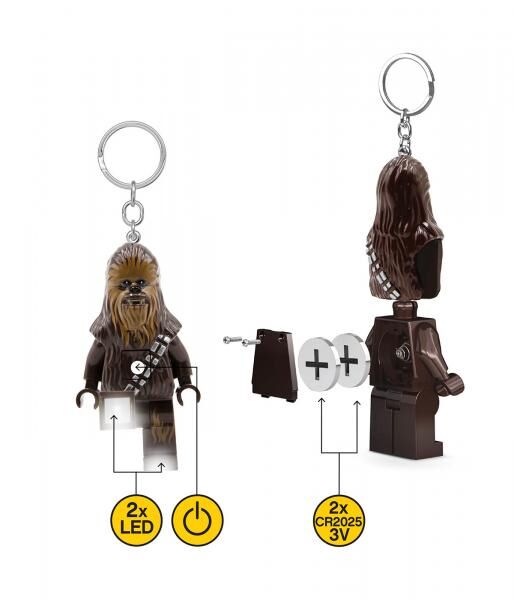 LEGO® STAR WARS™ - Light-Up Keychain: Chewbacca™ - 7.5 cm