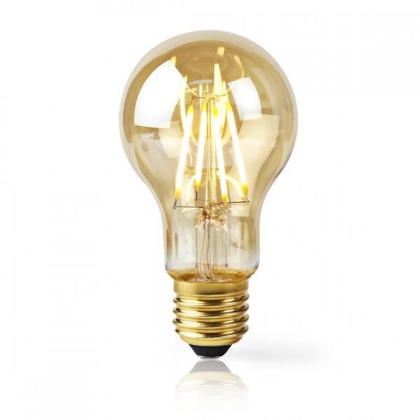PTMD LED-Smart-WLAN-Lampe, goldfarben, E27, 5 W