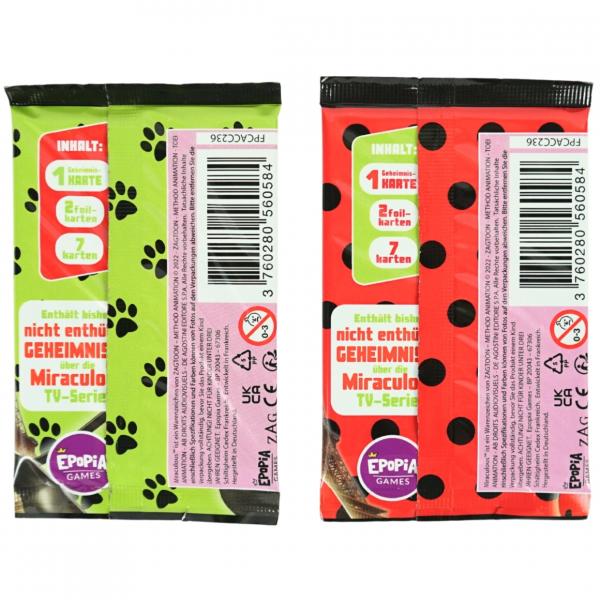Miraculous Sammelkarten Booster Pack Deutsch Satz von 10