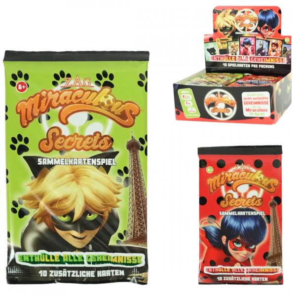 Miraculous Sammelkarten Booster Pack Deutsch Satz von 10