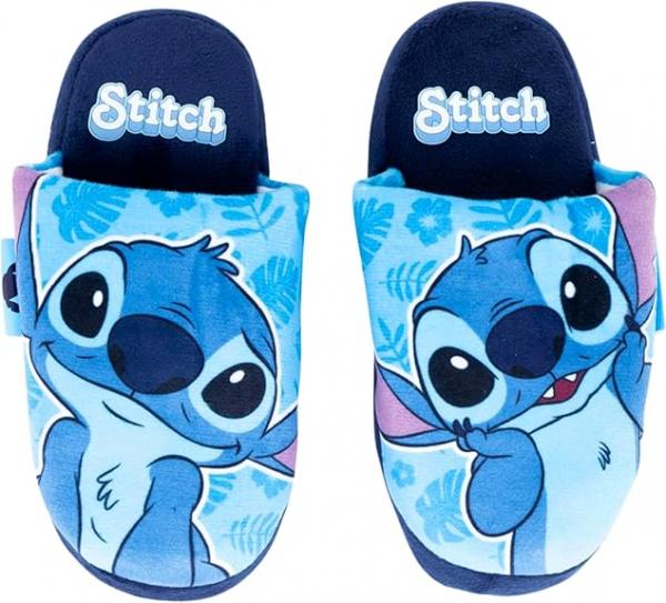 Disney Stitch Hausschuhe f&uuml;r M&auml;dchen, Gr&ouml;&szlig;e EU 32/33 - Blau 