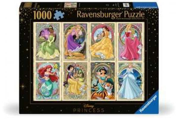 Disney Princess - Nouveau Art Prinzessinnen - Puzzle 1000 Teile