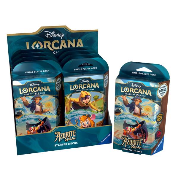 Disney Lorcana: Set 6 - Azurite Sea - Starter Deck Display (8 pcs) - EN