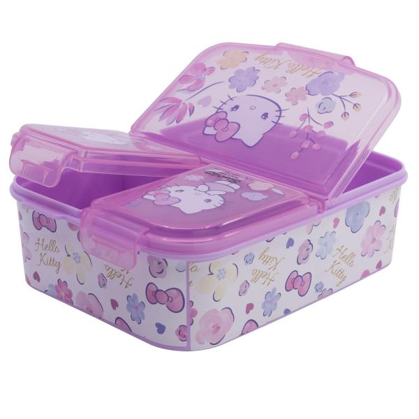 Hello Kitty - Brotdose mit F&auml;chern - 20 cm