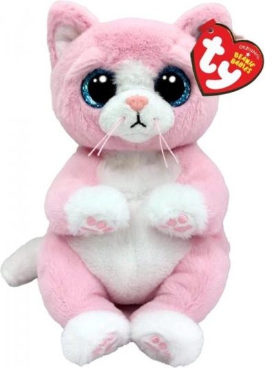 Ty 41283 - Lillibell Cat - Beanie Bellies - Plush Toy, 15 cm