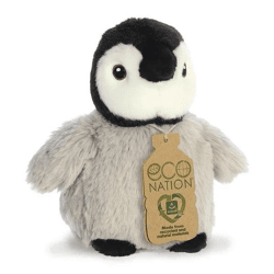 Eco Nation mini penguin approx. 13cm plush figure