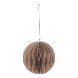 Round Honeycomb Garland, Natural, approx. 150 cm long