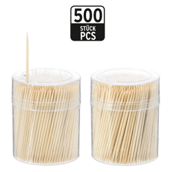 Zahnstocher, Bambus, 500Stück