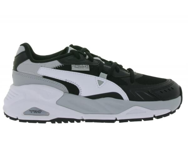 PUMA X Mercedes MAPF1TRC Mira F1 Petronas AMG Damen Freizeit-Sneaker Alltags-Turnschuhe Schn&uuml;r-Schuhe 307839 02 Schwarz/Wei&szlig;/Grau