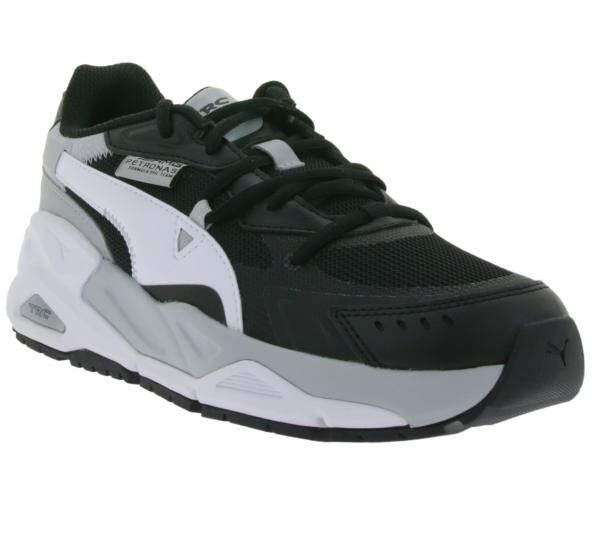 PUMA X Mercedes MAPF1TRC Mira F1 Petronas AMG Damen Freizeit-Sneaker Alltags-Turnschuhe Schn&uuml;r-Schuhe 307839 02 Schwarz/Wei&szlig;/Grau