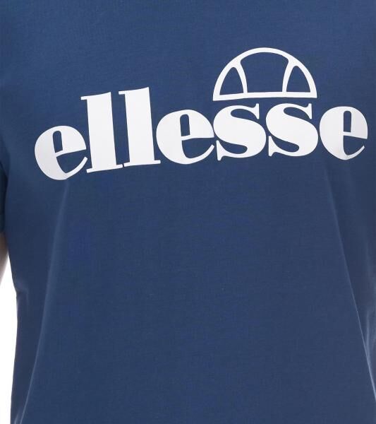 ellesse Fuenti T-Shirt Herren Baumwoll-Shirt mit Logo-Print Sport-Shirt SHP16469 Blau