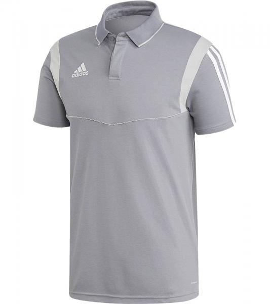 adidas Tiro 19 nachhaltiges Polo-Shirt f&uuml;r Herren mit Baumwollanteil Alltags-Shirt Kurzarm-Oberteil DW4736 Grau