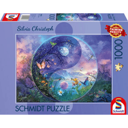 Yin & Yang, Fantastiche Insektenwelt - Silvia Christoph 1000 Teile Puzzle