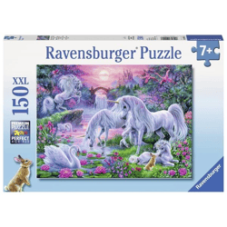 Einhörner im Abendrot - XXL Puzzle 150 Teile