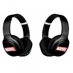 Wireless Stero Headphones with micro - Marvel 001 Marvel Black