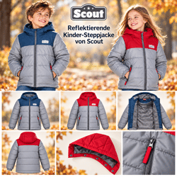 Reflektierende Kinder-Steppjacke von Scout
