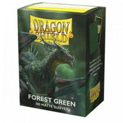 Dragon Shield: Matte - Forest Green (100 sleeves)