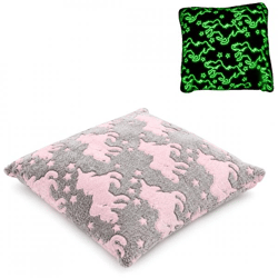 Out of the Blue Unicorn Glow-in-the-Dark Pillow, 40 x 40 cm