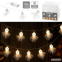LED string lights, ghost, approx. 160 cm long