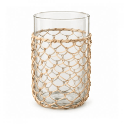 J-Line vaas Boho glas 21 cm