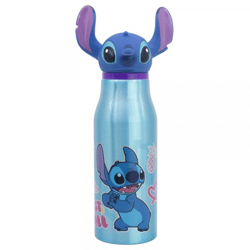 Disney Stitch - Drawing 3D figure drinking bottle - 690 ml