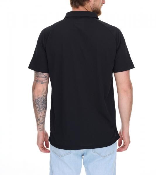 ELEVATE Ottawa Herren Polo-Shirt Sport Polo-Hemd Pique-Strick Cool-Fit 220 g/m&sup2; 3908299 Schwarz
