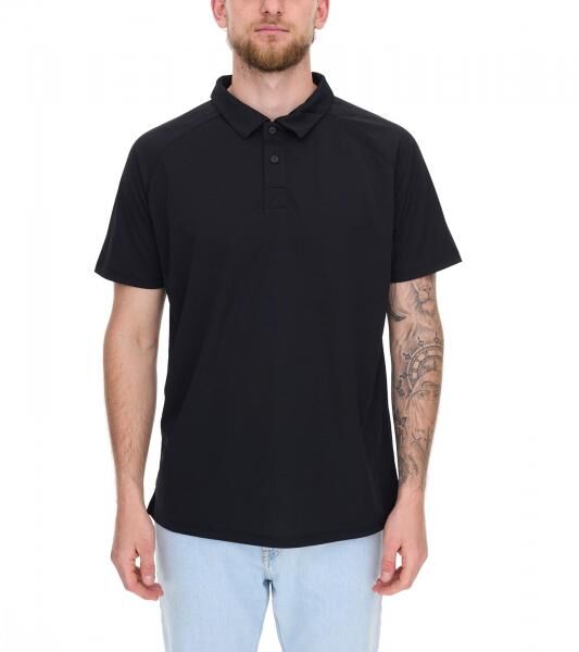 ELEVATE Ottawa Herren Polo-Shirt Sport Polo-Hemd Pique-Strick Cool-Fit 220 g/m&sup2; 3908299 Schwarz