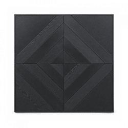 PTMD Wandpaneel Mixa schwarz 90 x 90 cm