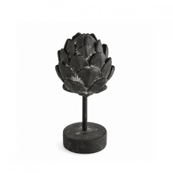 Countryfield Statue Artischocke auf Fuß Davor schwarz 18 cm