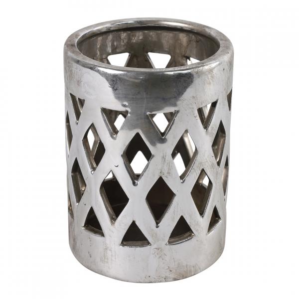 Countryfield Teelichthalter Dassel M silber 16 cm