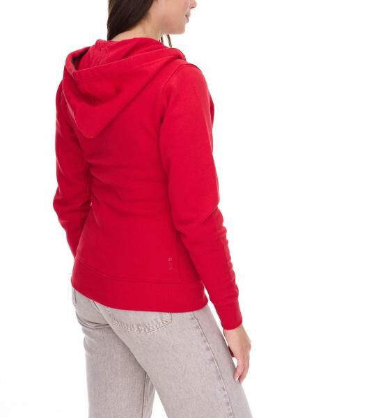 Elevate Arora Damen Sweat-Jacke mit Kapuze 300 g/m2 schlichte Baumwoll-Jacke Pullover 3821225 Rot